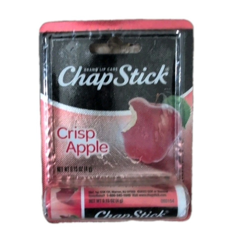 CHAPSTICK Crisp Apple  Flavor Lip Balms New B2
